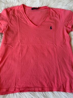 Polo by Ralph Lauren Coral Pink Crewneck Tee